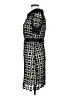 Aqua 100% Polyester Graphic Black Cocktail Dress Size M - photo 5