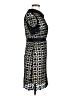 Aqua 100% Polyester Graphic Black Cocktail Dress Size M - photo 4