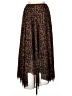 Chicwish 100% Polyester Animal Print Brown Casual Skirt Size XL - photo 1