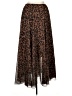 Chicwish 100% Polyester Animal Print Brown Casual Skirt Size XL - photo 2