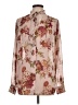 Kut from the Kloth 100% Polyester Floral Ivory Long Sleeve Blouse Size L - photo 1