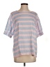 Unbranded Stripes Pink Short Sleeve Top Size S - photo 1