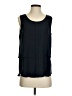 Ann Taylor 100% Polyester Black Sleeveless Blouse Size S - photo 1