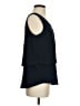Ann Taylor 100% Polyester Black Sleeveless Blouse Size S - photo 4
