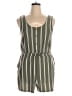 Derek Heart Stripes Green Romper Size XL - photo 1