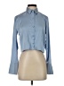 Cotton On Blue Long Sleeve Blouse Size XS - photo 1