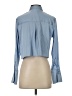 Cotton On Blue Long Sleeve Blouse Size XS - photo 2