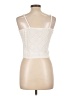 Madison 100% Cotton Ivory Sleeveless Top Size L - photo 2