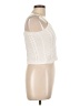 Madison 100% Cotton Ivory Sleeveless Top Size L - photo 4