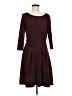 Max Studio Hearts Burgundy Casual Dress Size M - photo 1