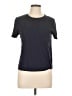 Theory 100% Cotton Gray Short Sleeve Top Size L - photo 1