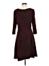 Max Studio Hearts Burgundy Casual Dress Size M - photo 2