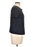 Theory 100% Cotton Gray Short Sleeve Top Size L - photo 4