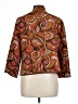 Ruby Rd. 100% Polyester Paisley Red Jacket Size 10 - photo 2