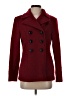 St. John's Bay Burgundy Wool Coat Size XS - photo 1