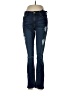 7 For All Mankind Hearts Blue Jeans Size 28 waist - photo 1
