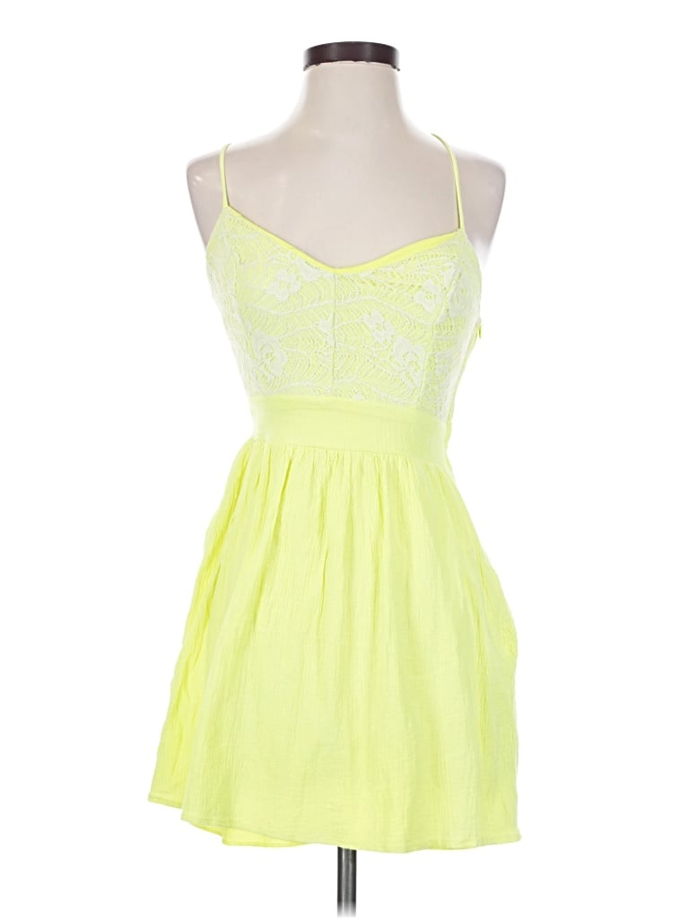 Pre-owned City Triangles Cocktail Dress In Yellow