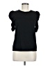 Ann Taylor LOFT Black Short Sleeve Top Size M - photo 1