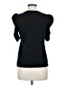 Ann Taylor LOFT Black Short Sleeve Top Size M - photo 2