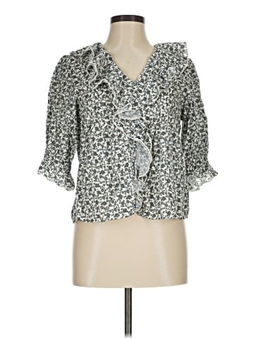 Madewell Ruffled Pintuck Puff-Sleeve Top (view 1)
