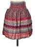 Mossimo Supply Co. Paisley Red Tan Casual Skirt Size S - photo 1