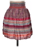 Mossimo Supply Co. Paisley Red Tan Casual Skirt Size S - photo 2