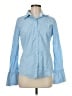 Esabel.C Blue Long Sleeve Button-Down Shirt Size M - photo 1