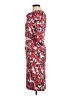 Sara Campbell Print Red Casual Dress Size 8 - photo 5
