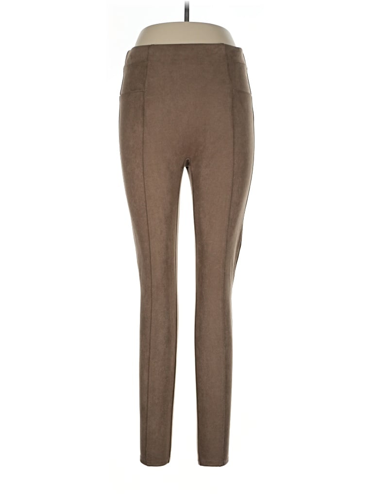 Pre-owned Spanx Active Pants In Brown
