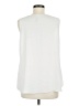 Chico's 100% Polyester Ivory Sleeveless Blouse Size Med (1) - photo 2