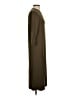 Theory Solid Brown Casual Dress Size S - photo 4