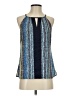 Skies Are Blue 100% Polyester Blue Sleeveless Blouse Size S - photo 1