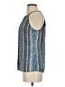 Skies Are Blue 100% Polyester Blue Sleeveless Blouse Size S - photo 5