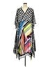 ELOQUII 100% Polyester Stripes Blue Gray Casual Dress Size 18 Plus - photo 2