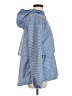 Sweaty Betty 100% Polyester Checkered-gingham Blue Raincoat Size M - photo 4