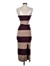 Le Lis Stripes Brown Cocktail Dress Size S - photo 2