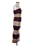 Le Lis Stripes Brown Cocktail Dress Size S - photo 4