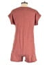 MWL by Madewell Solid Red Burgundy Romper Size S - photo 2