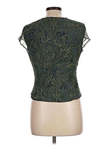 Jones New York Collection Short Sleeve Silk Top (view 2)