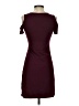 Mudd Solid Burgundy Casual Dress Size S - photo 2