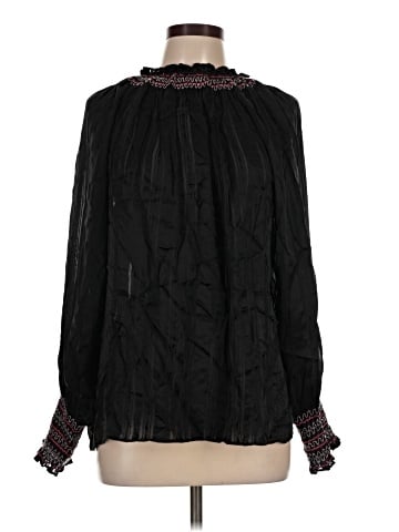 Johnny Was Long Sleeve Silk Top (view 1)