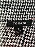 Torrid Houndstooth Gray Casual Skirt Size 2X Plus (2) - photo 4