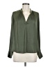 Reset 100% Polyester Green Long Sleeve Blouse Size M - photo 1
