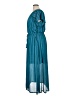 Torrid 100% Polyester Teal Casual Dress Size 1X Plus (1) - photo 5