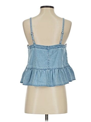Madewell Denim Peplum Cami (view 2)