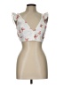 Unbranded 100% Polyester White Sleeveless Top Size L - photo 1