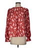 Shein 100% Polyester Red Long Sleeve Blouse Size 4 - photo 1