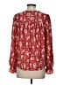 Shein 100% Polyester Red Long Sleeve Blouse Size 4 - photo 2