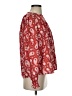 Shein 100% Polyester Red Long Sleeve Blouse Size 4 - photo 4