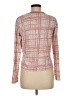 ATM 100% Cotton Plaid Pink Pullover Sweater Size M - photo 2